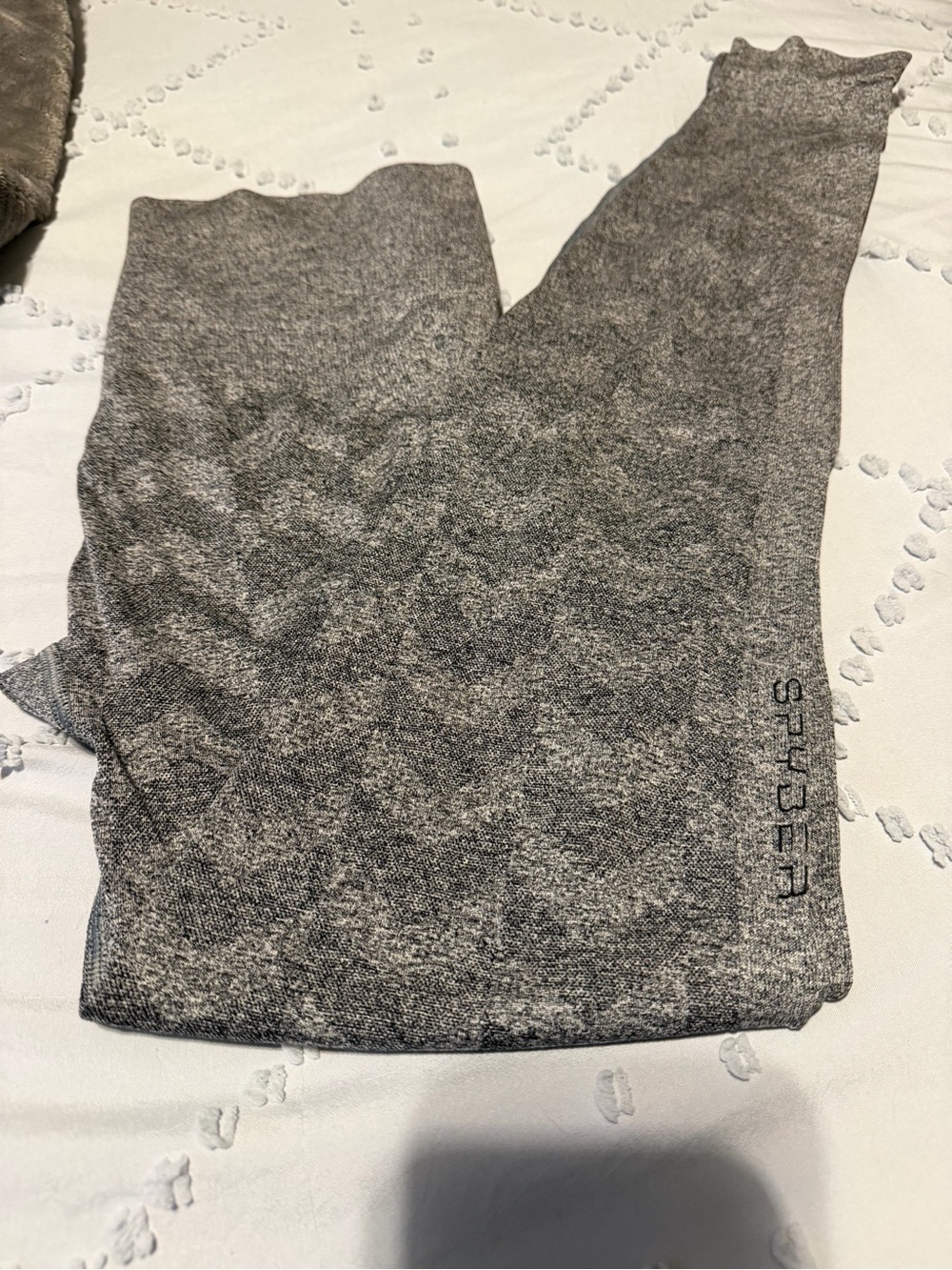 Sale!! Spyder Heather Gray Marled Leggings - Size M/L